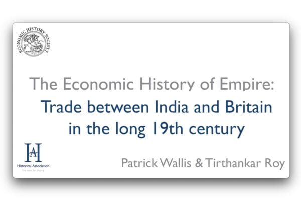 Trade between India and Britain in the Long 19th Century